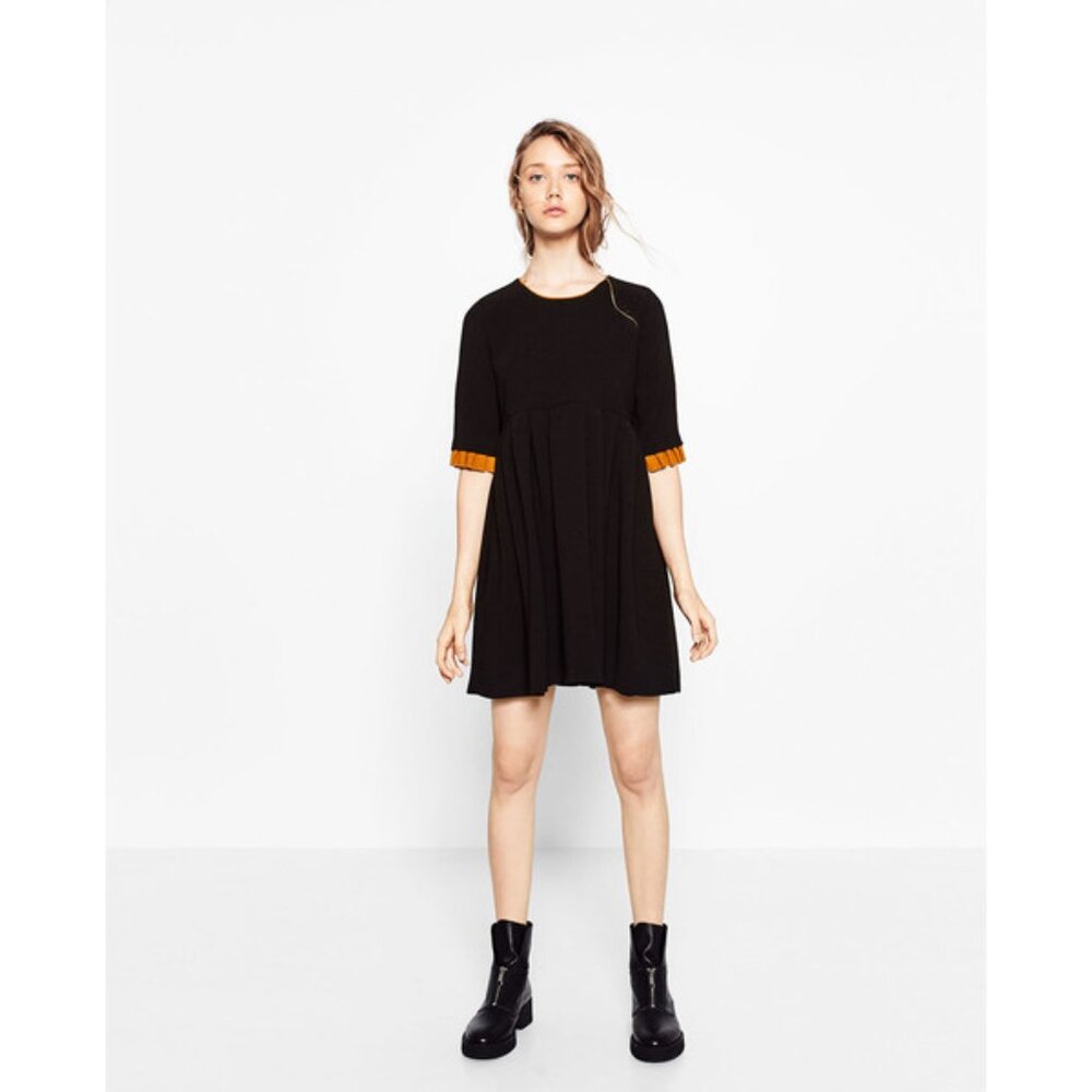 Zara Short Pleated Dress